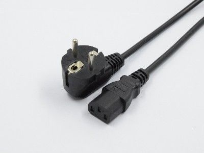 Mineur noir Components, 1,5 mètres d'ASIC de la CE de M21s Antminer de cordon de secteur