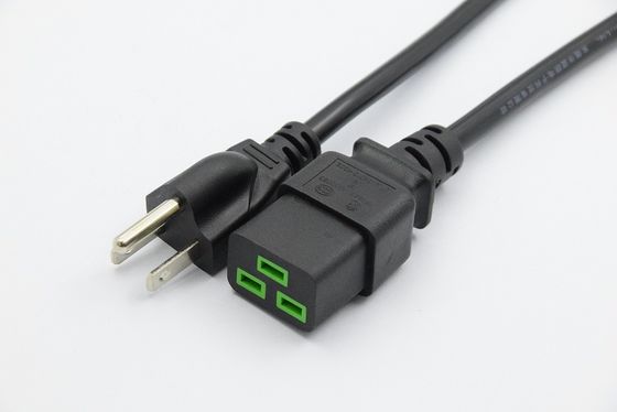 Mineur noir Components, 1,5 mètres d'ASIC de la CE de M21s Antminer de cordon de secteur