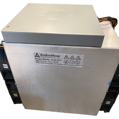D'Asic Blockchain de mineur d'Avalon 1246 du canna 87t pro Bitcoin machine d'abattage de l'avalonminer A1246