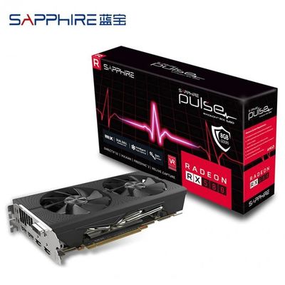 Cartes graphiques 500W GDDR5 d'Amd Radeon Rx580 8gb 2048sp non LHR