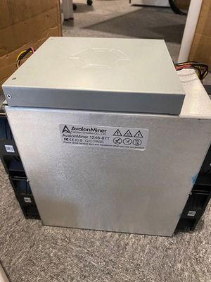 Mineur Machine Avalon A1246 83t 3150W SHA256 Algorythm de Blockchian Asic
