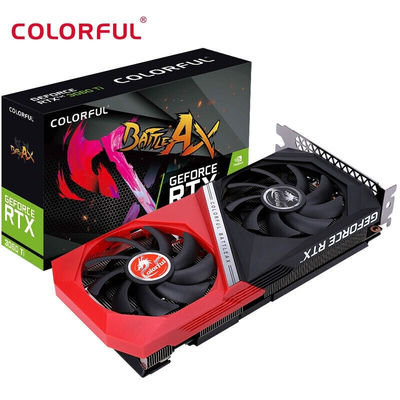 Chasse discrète de bureau de lumière du DUO V2 LHR de GeForces RTX3060Ti de carte graphique
